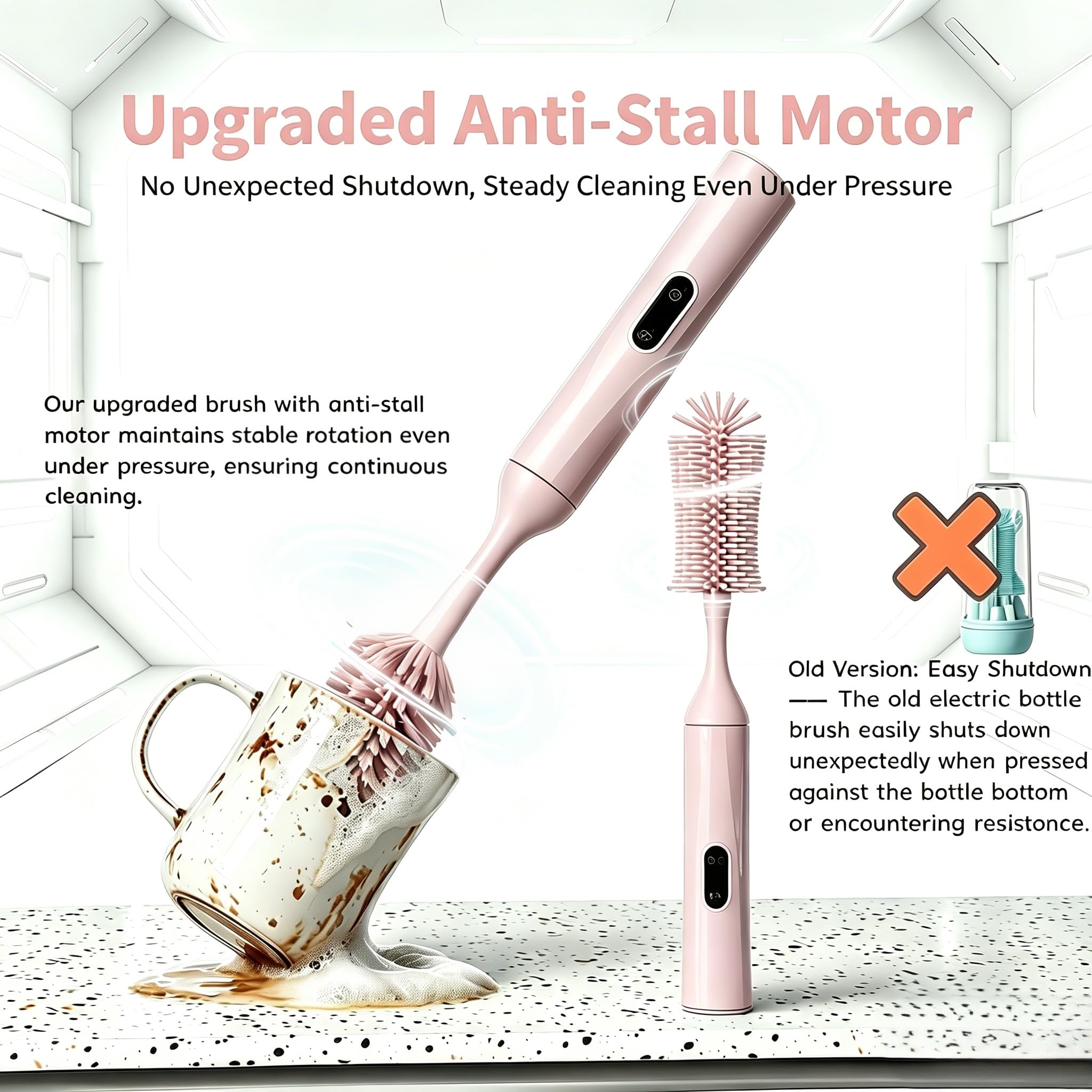 Electric Bottle Brush - Automatic Cleaning for Baby Bottles -5