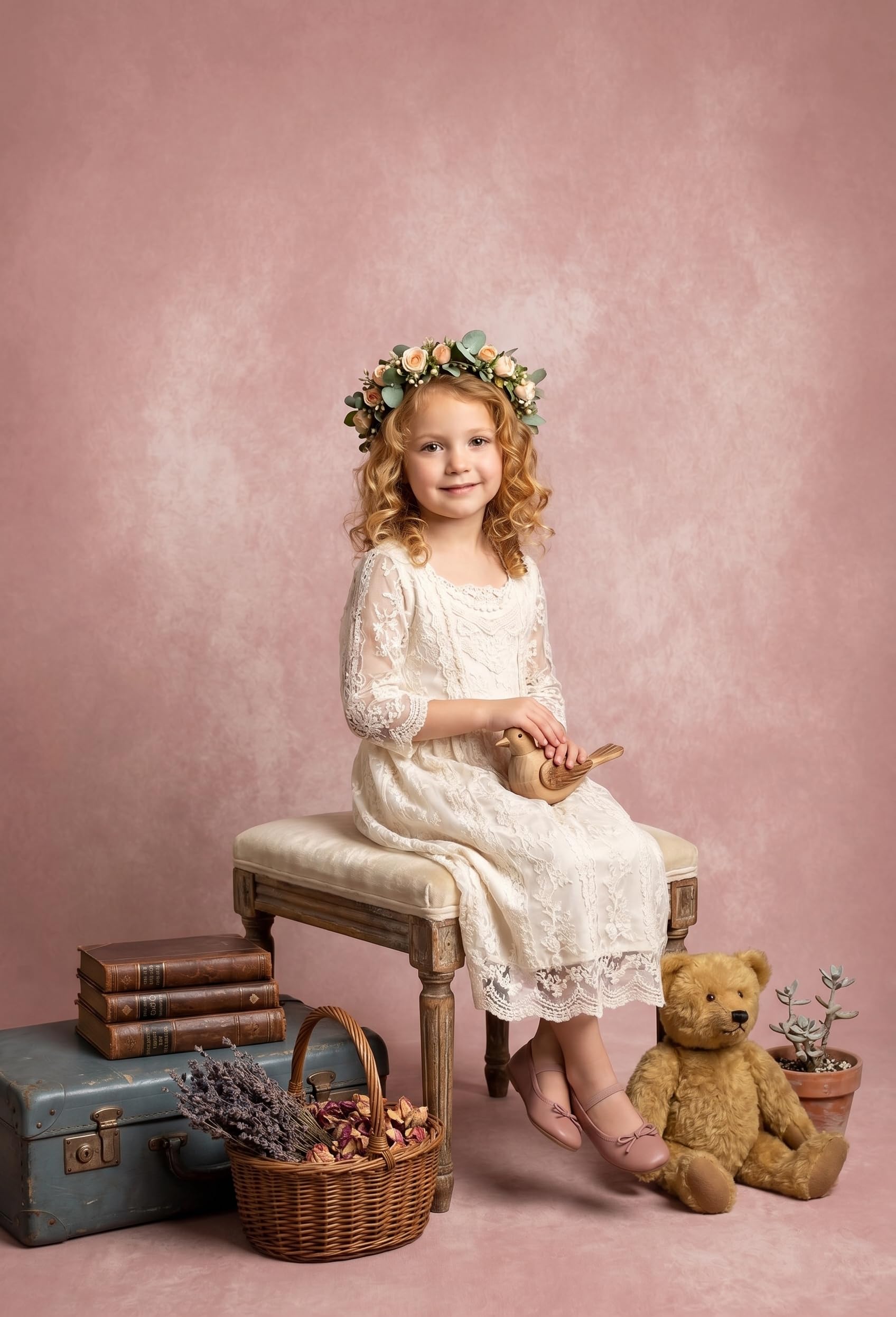 Kate sfondo della foto 1.5x2.2m/5x7ft morbido della microfibra neonata puntelli di fotografia del vestito da sposa rosa sfondo pieghevole dello studio