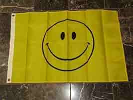 ⭐︎happy smile⭐︎ Amazon.com : Happy Face Flag 2x3ft Poly : Patio, Lawn & Garden