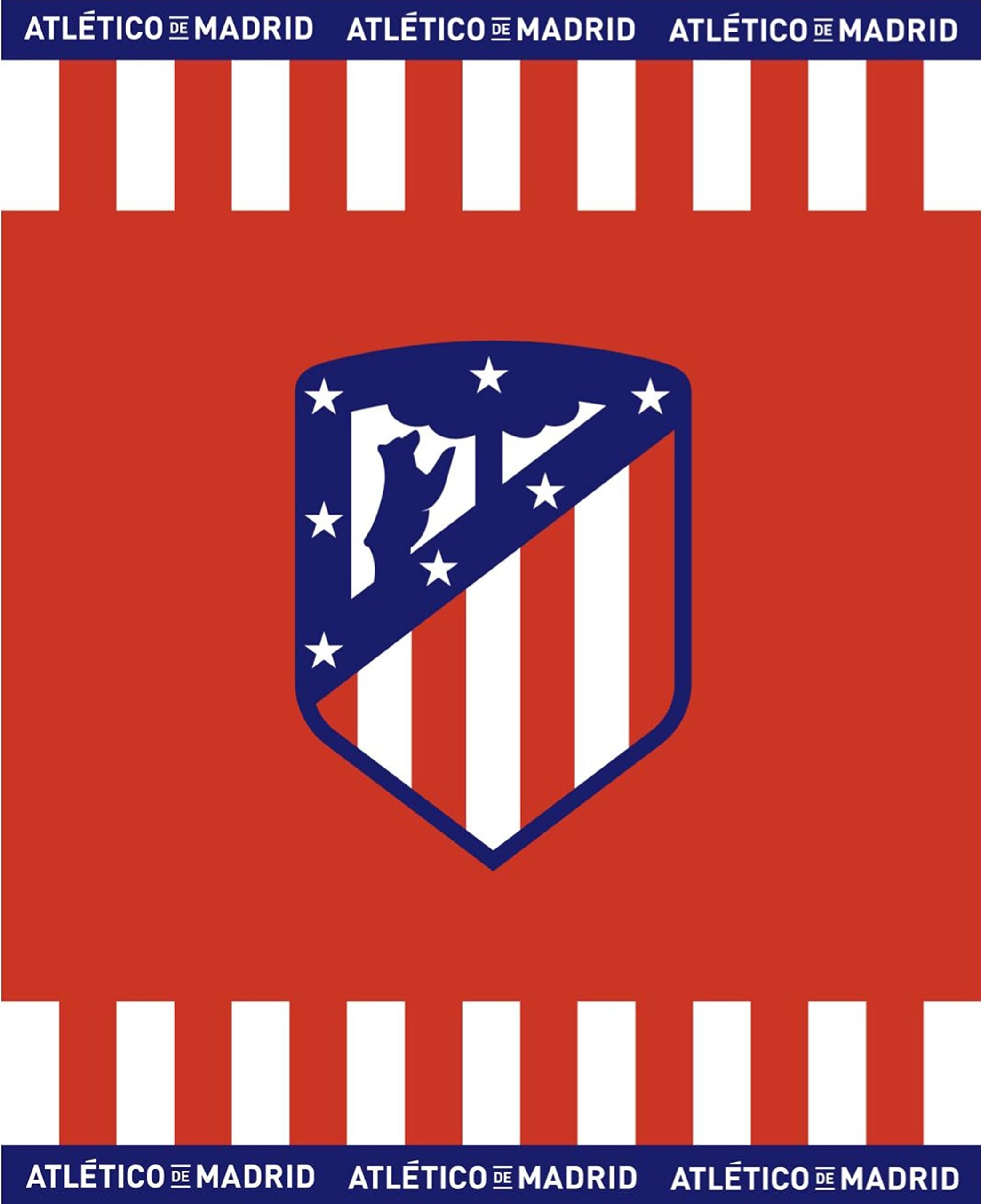 Atlético de Madrid. Sofa Coral Blanket 160 x 130 cm. Mod. 2018