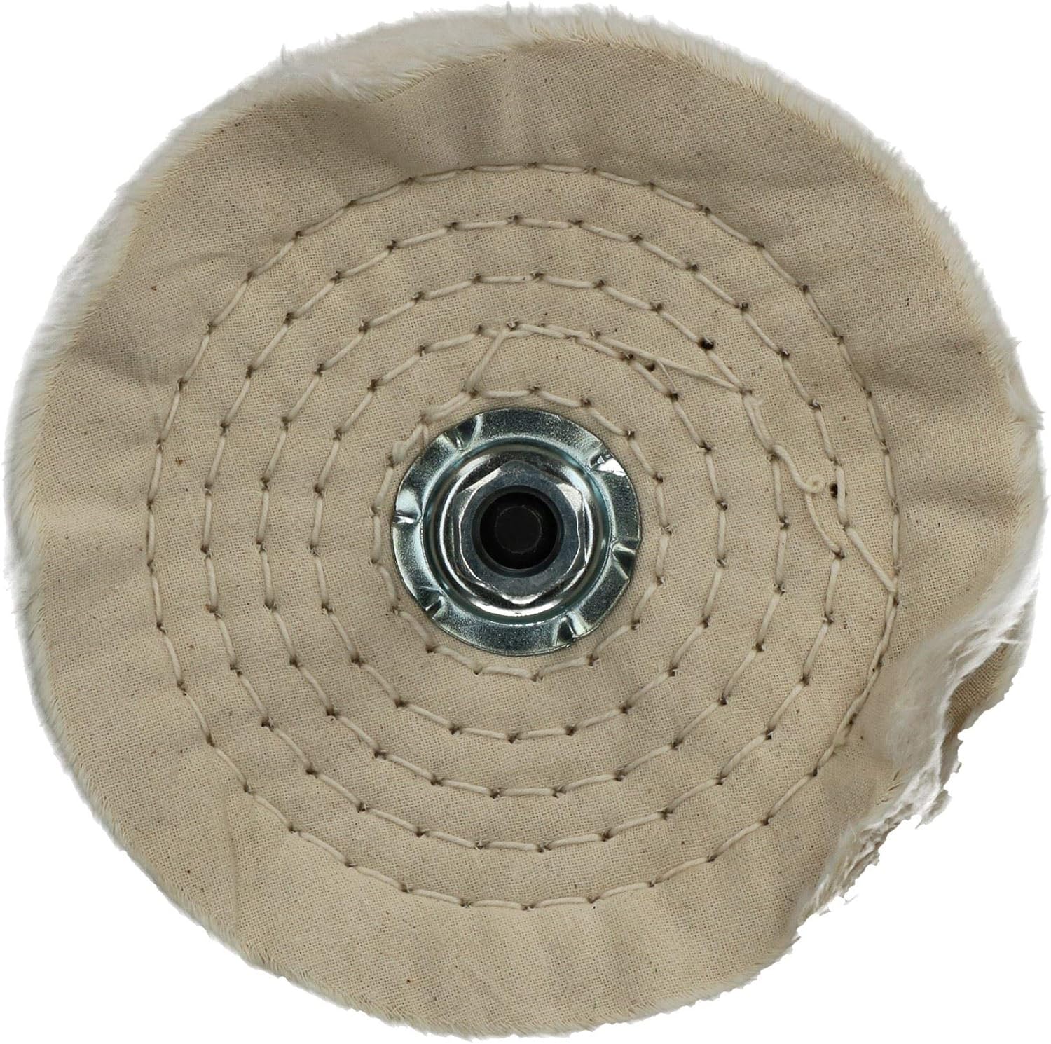 6" 150mm Soft Polishing Buffing Mop Cleaning Wheel with 6mm Spindle Drill Use