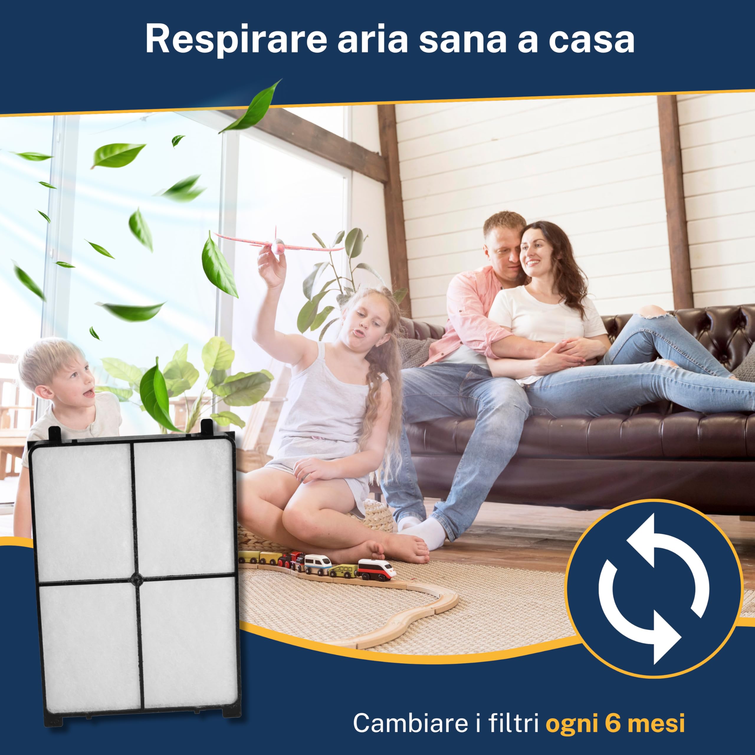 Filtri Tops per Zehnder CLD/CLD-P 990320575 | Confezione da 10 Filtri G3 113x158x9 mm | Compatibili con bocchette WMC Zehnder
