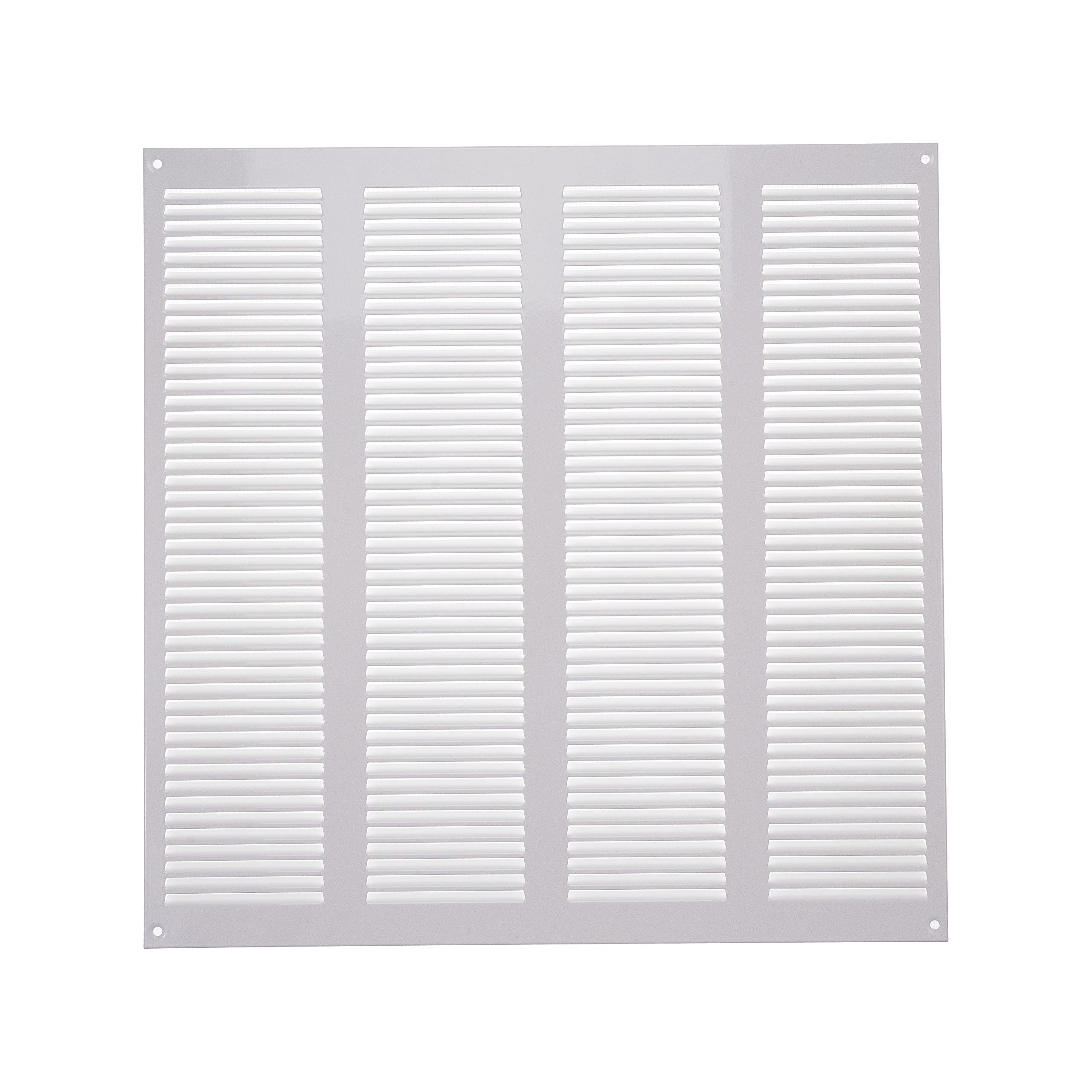 Vent Systems Griglia di ventilazione bianca con zanzariera, 400 x 400 mm Applicazioni impiantistica riscaldamento, raffreddamento e ventilazione Griglia di ventilazione per interno ed esterno