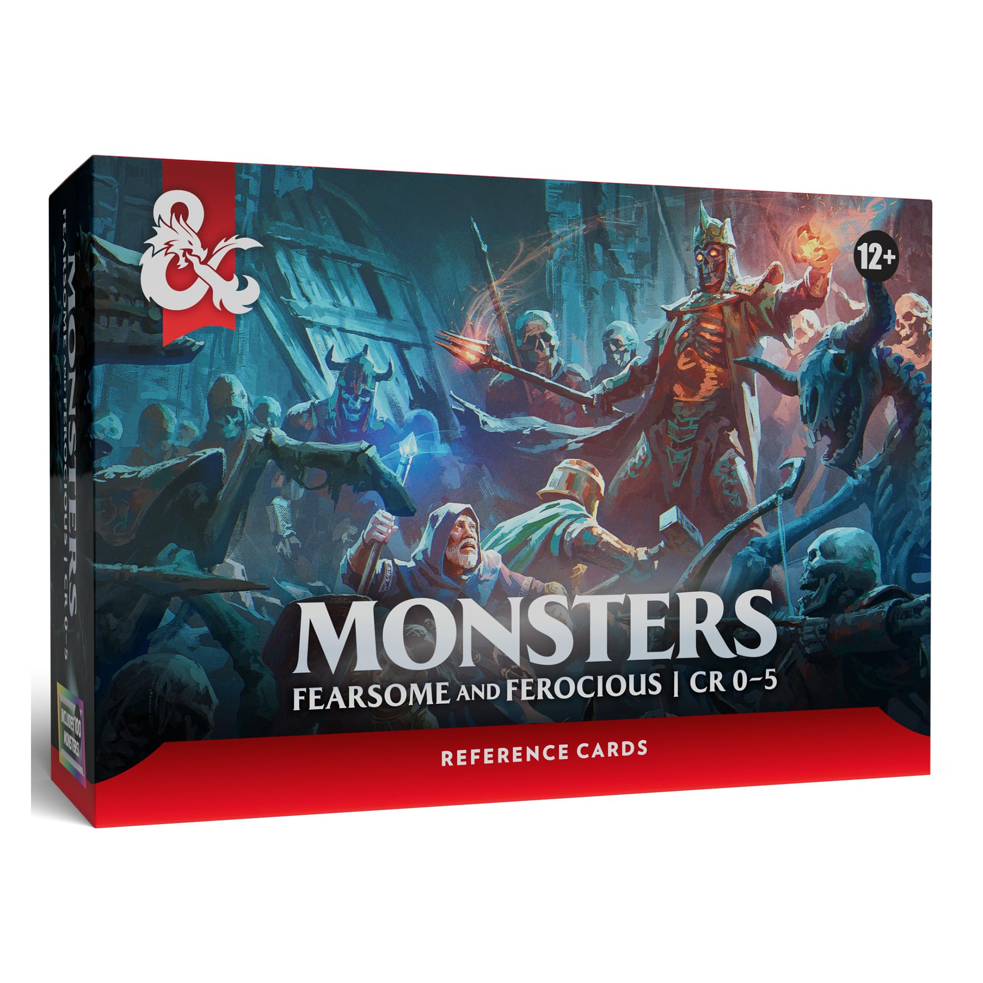 Dungeons & Dragons Reference Cards - Monsters (Fearsome and Ferocious) | D&D Accessories (English Version)
