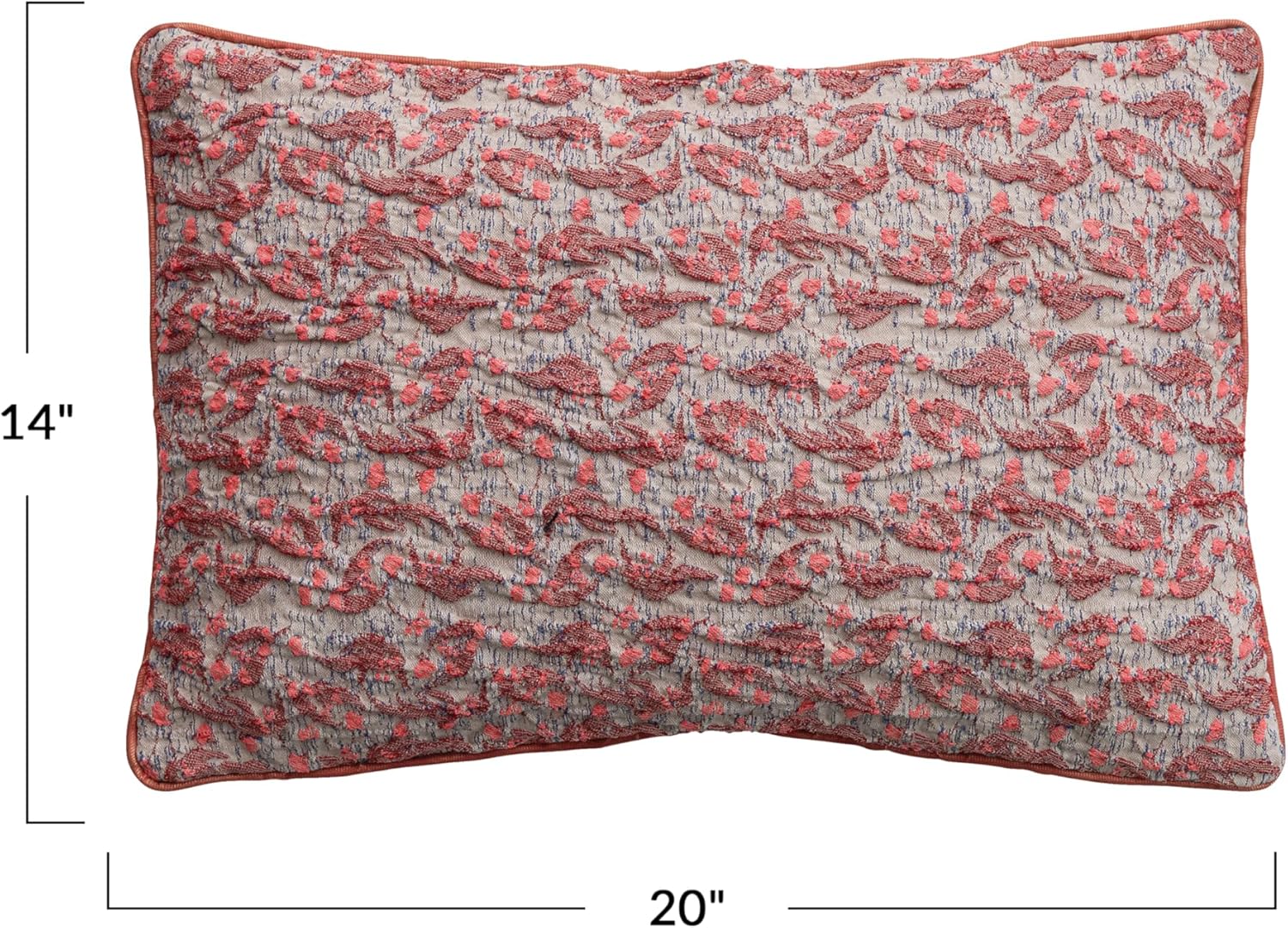 Bloomingville Cotton and Polyester Decorative Pillow, Multicolor