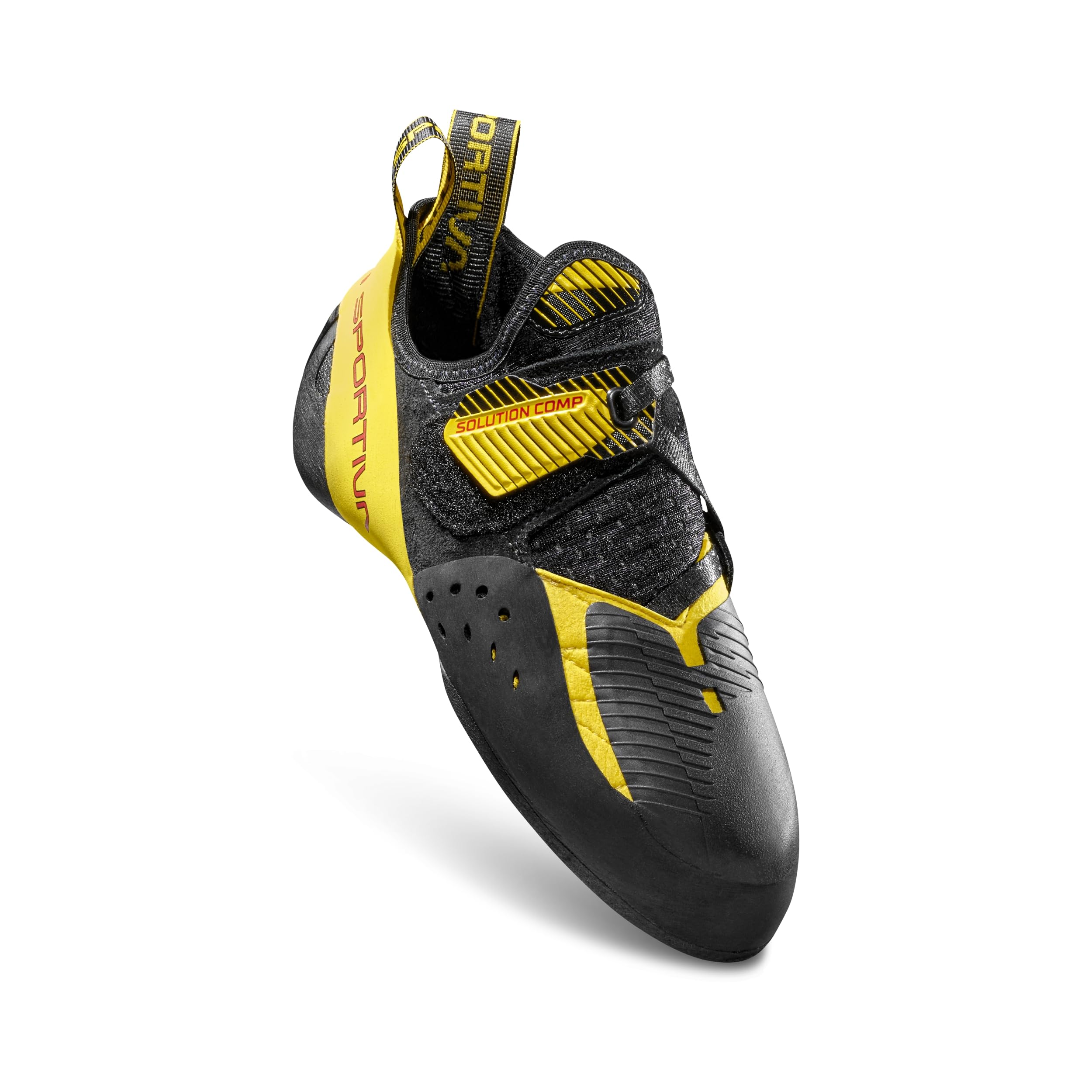 LA SPORTIVA Solution Comp - Herren Kletterschuh - Black/Yellow