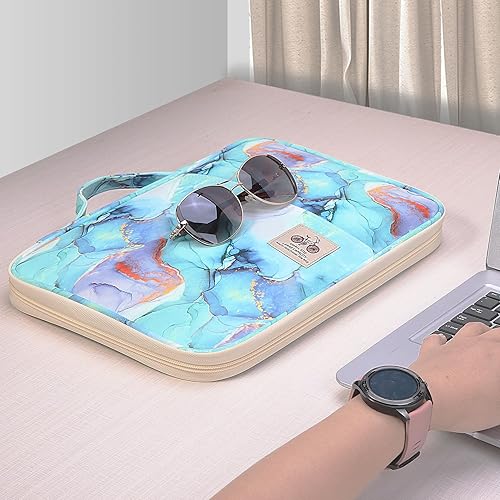 Miniatura 5 de Organizador de cartera de viaje impermeable A4, bolsa de documentos, multifuncional, bolsa de viaje con cremallera para cuaderno, iPad, diarios,