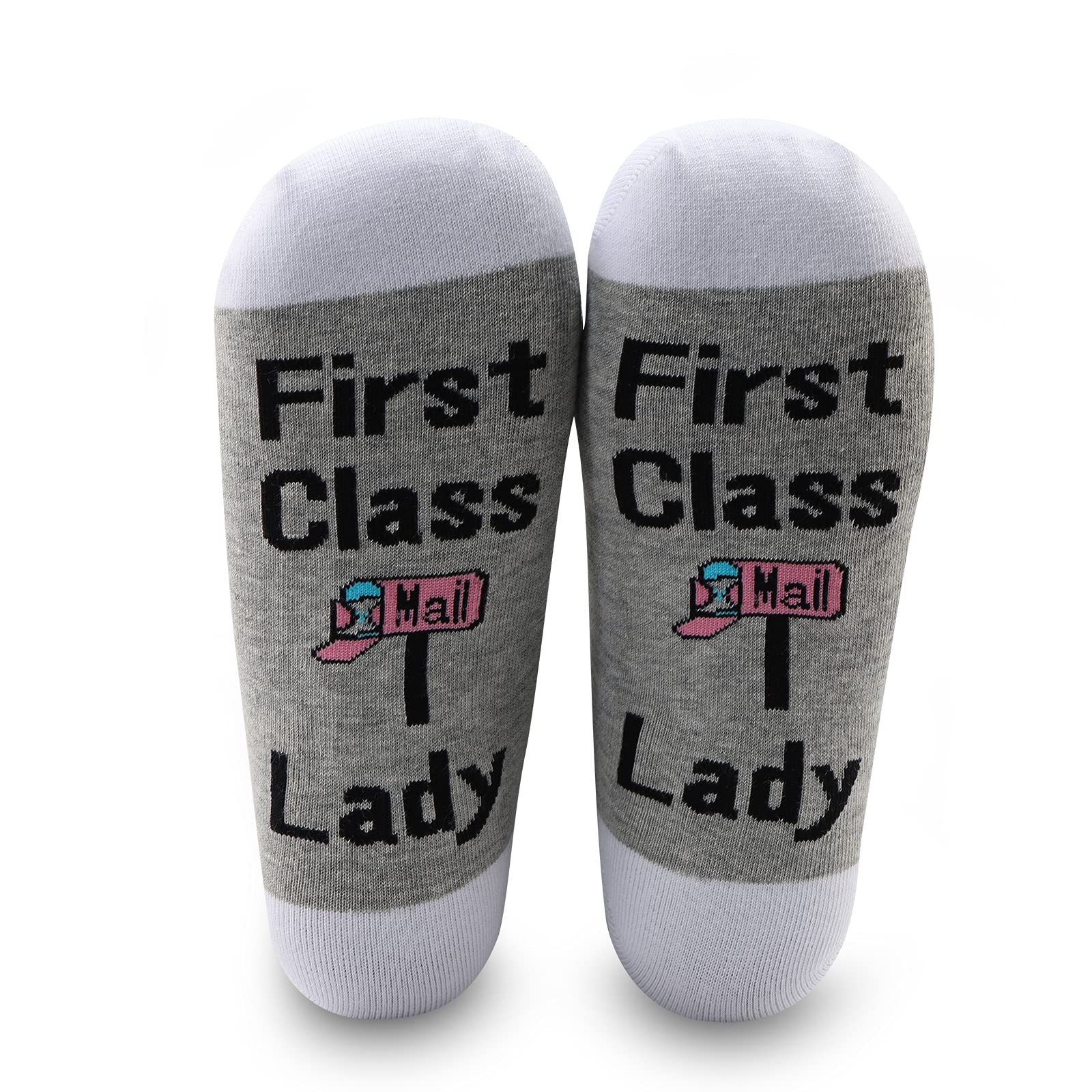 MBMSO First Class Mail Lady Postal Carrier Gift - 2 Pairs