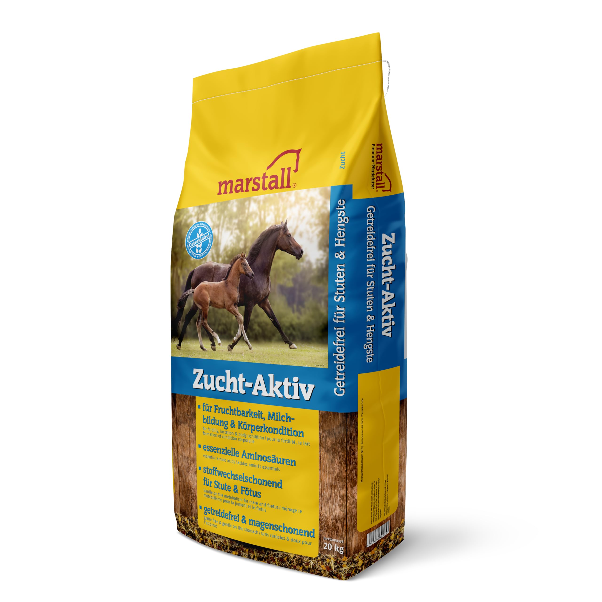Marstall Zucht-Aktiv 20kg Getreidefrei f. Stuten & Hengste