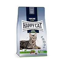 Happy Cat 70547 – Culinary Adult Weide Agnello – cibo secco per gatti adulti e sbornia – contenuto 300 g