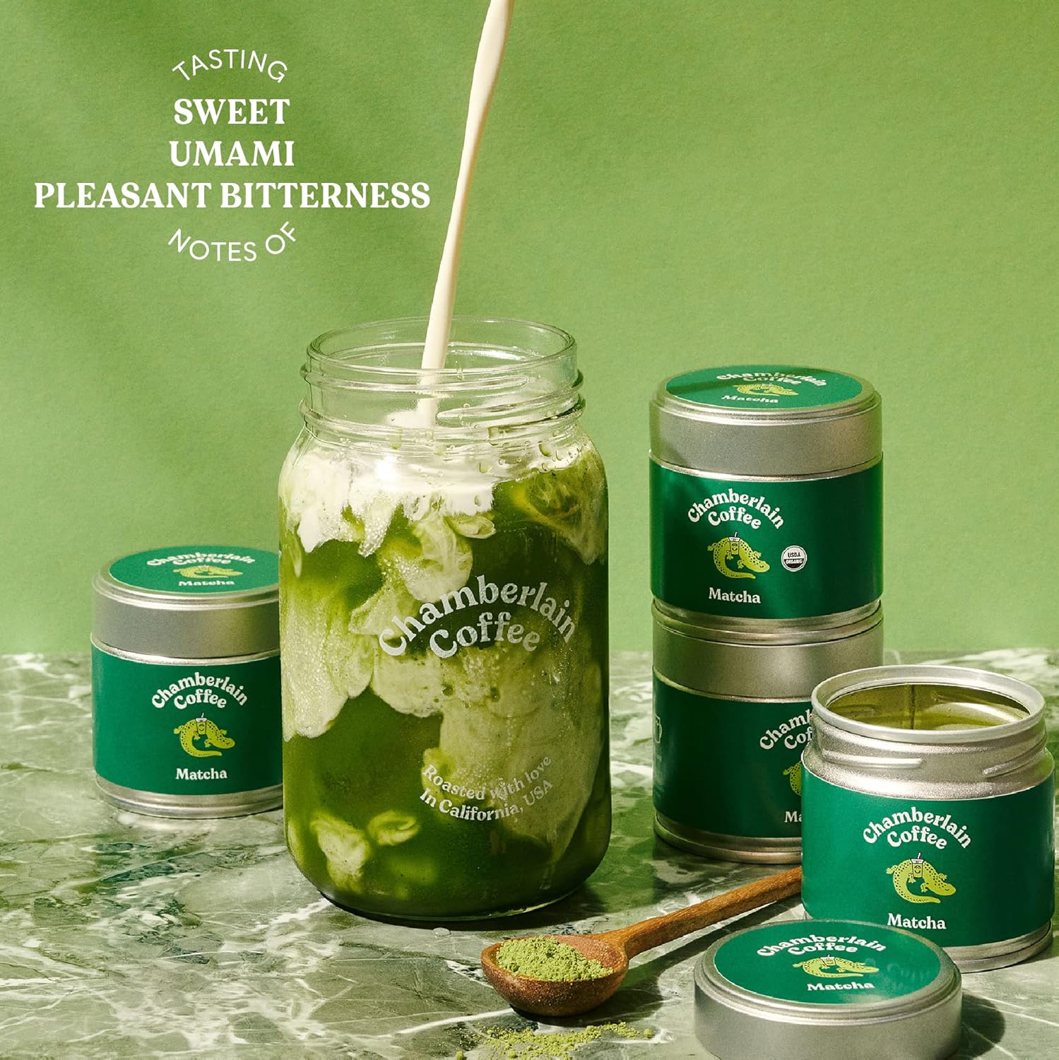 Buy Chamberlain Coffee 100 Organic Matcha Japanese Green Tea Powder