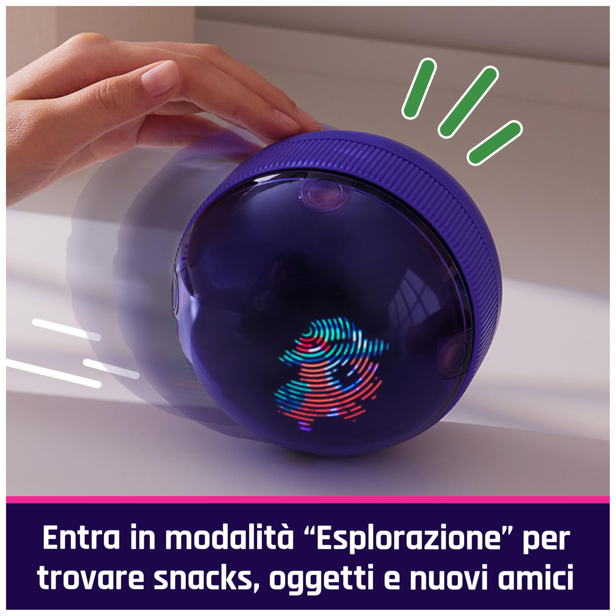 Bitzee, Il tuo Criceto Interattivo, Hamster Ball con Oltre 20 criceti all'Interno da Collezionare, rotola e reagisce al Tocco, Cucciolo Digitale e Giocattolo per Bambini e Bambine dai 5 Anni in su