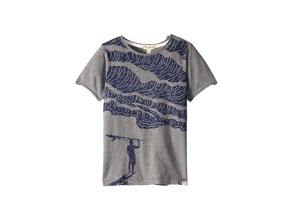 

Appaman Kids Graphic Short Sleeve Tee (Toddler/Little Kids/Big Kids) (Grey Heather) Boy's T Shirt, Gray