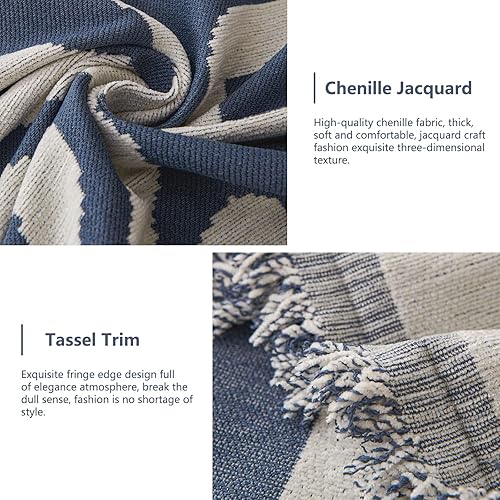 Miniatura 6 de DREAMINGO Protector de sofá para mascotas, funda de sofá geométrica bohemia para sofá de 2 plazas, funda reversible verde para sofá biplaza verde,