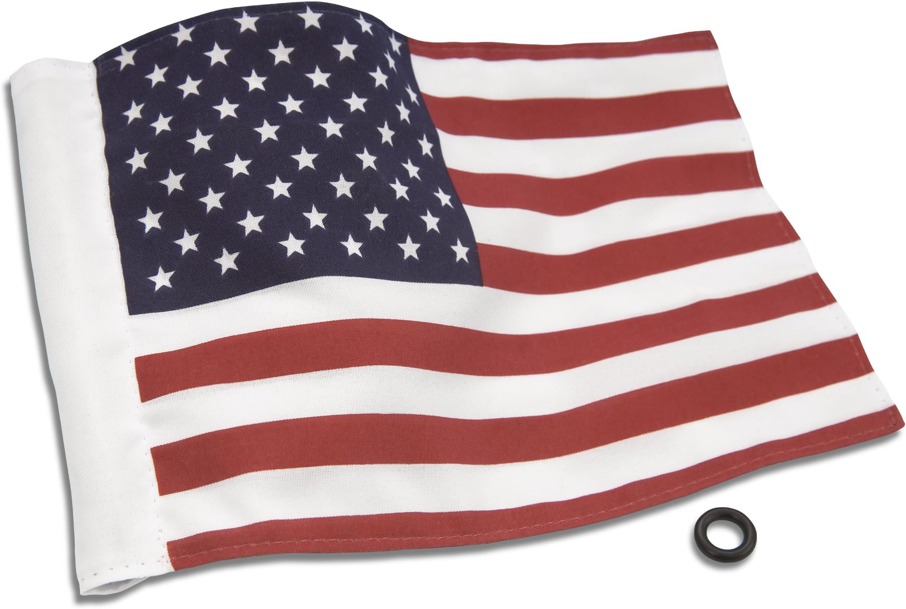 (4-240US) 6" x 9" American Flag , Red