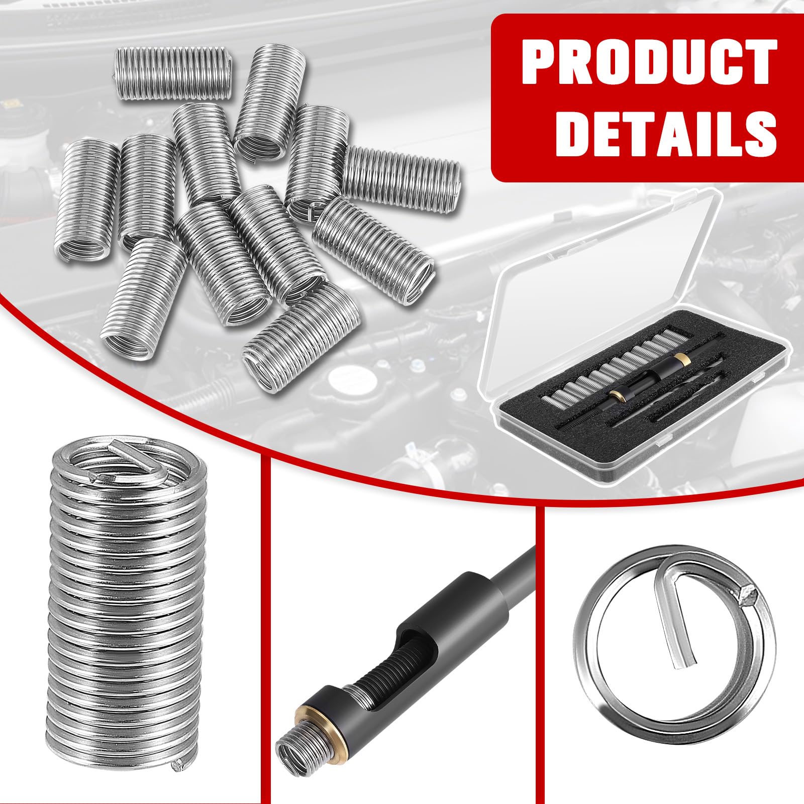 M11 x 1.5 Metric Head Bolt Thread Repair Kit Replaces Compatible