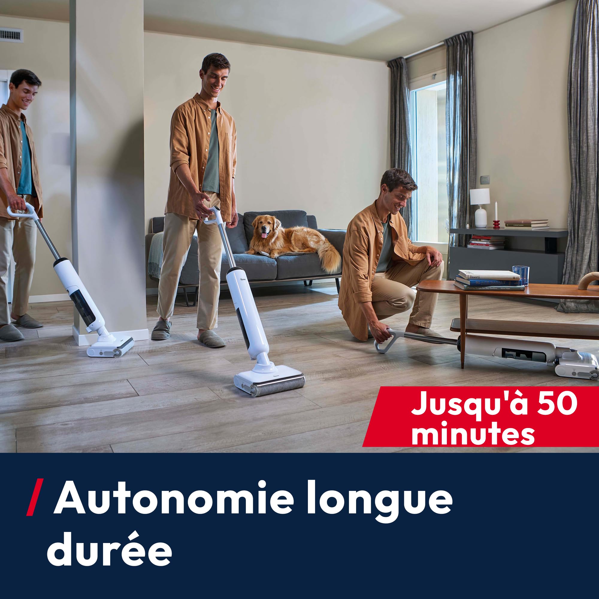Image secondaire de Hoover HW400 Aspirateur Laveur Sans Fil 2-en-1 avec Auto-Nettoyage