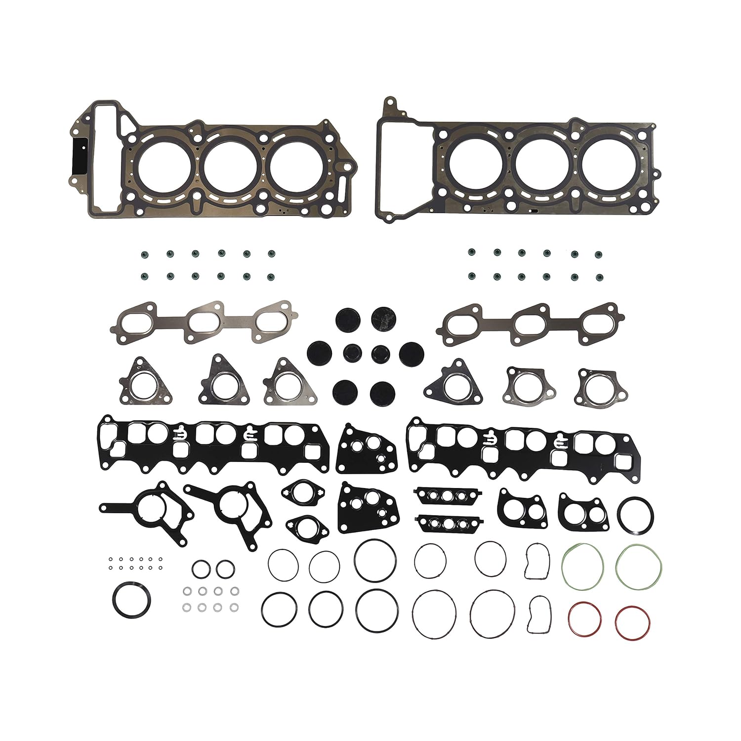 DNJ HGS1173 Cylinder Head Gasket Set for 2007-2009 Dodge Freightliner Jeep Grand Cherokee Sprinter 2500 Sprinter 3500 3.0L V6 24V DOHC 2985cc