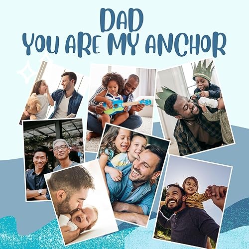 Miniatura 7 de Onebttl Regalos de Navidad para papá, taza de café con asa de anclaje, regalos para papá de hija e hijo, taza de cerámica divertida de 13.5 onzas