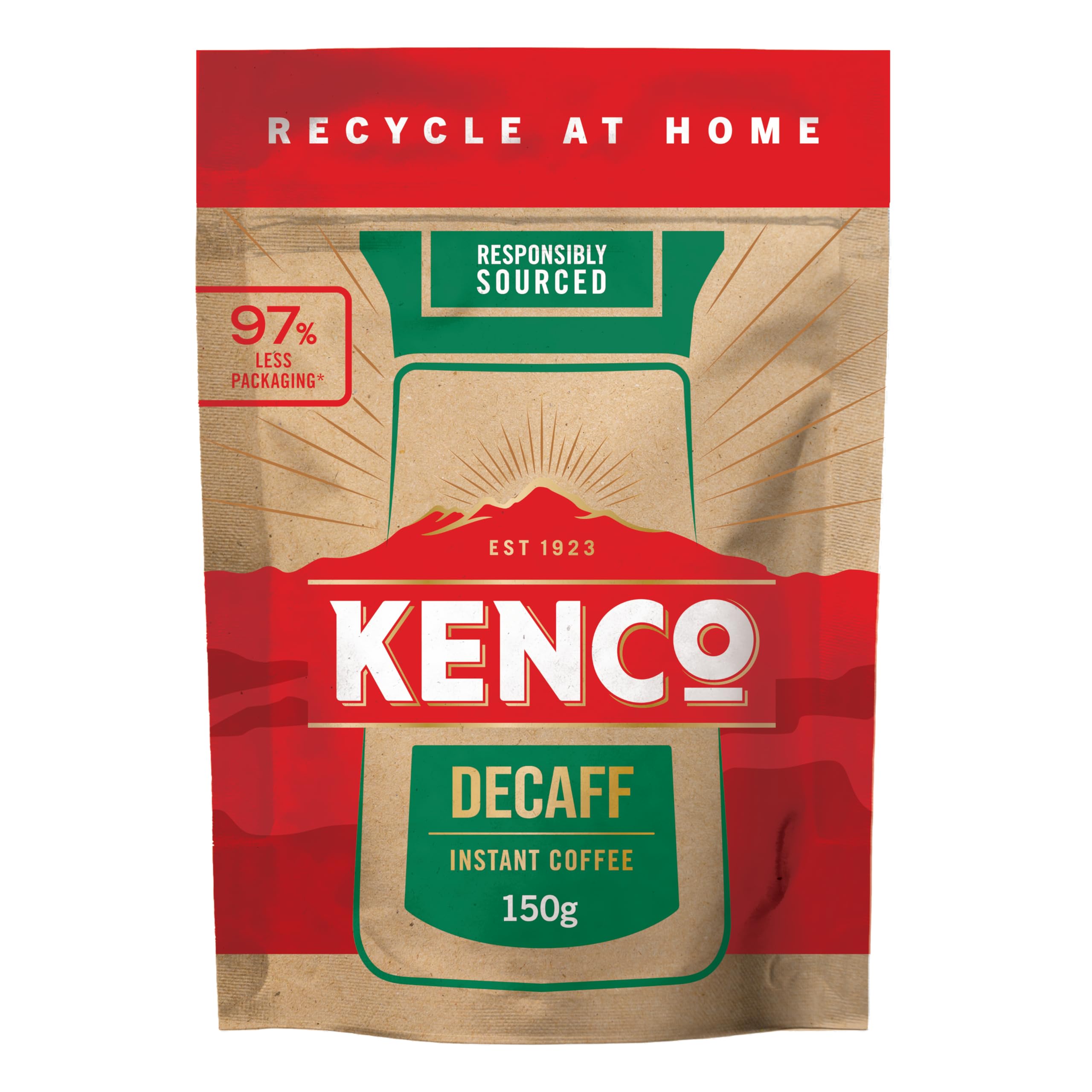 Kenco Decaff Instant Coffee Paper Refill 150G