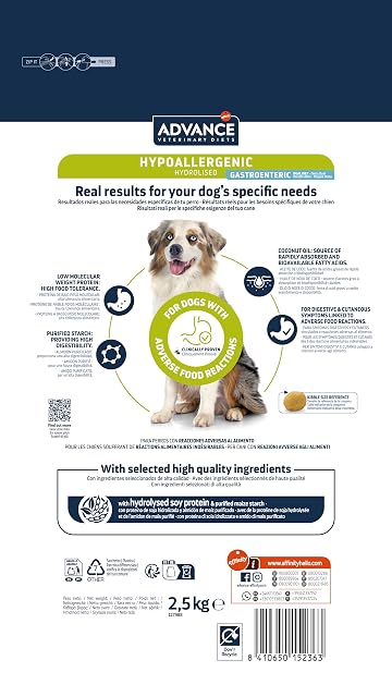 Foto 4 de 6 de Advance Veterinary Diets - Pienso para perros adultos y sénior medianos y grandes Advance Hypoallergenic…