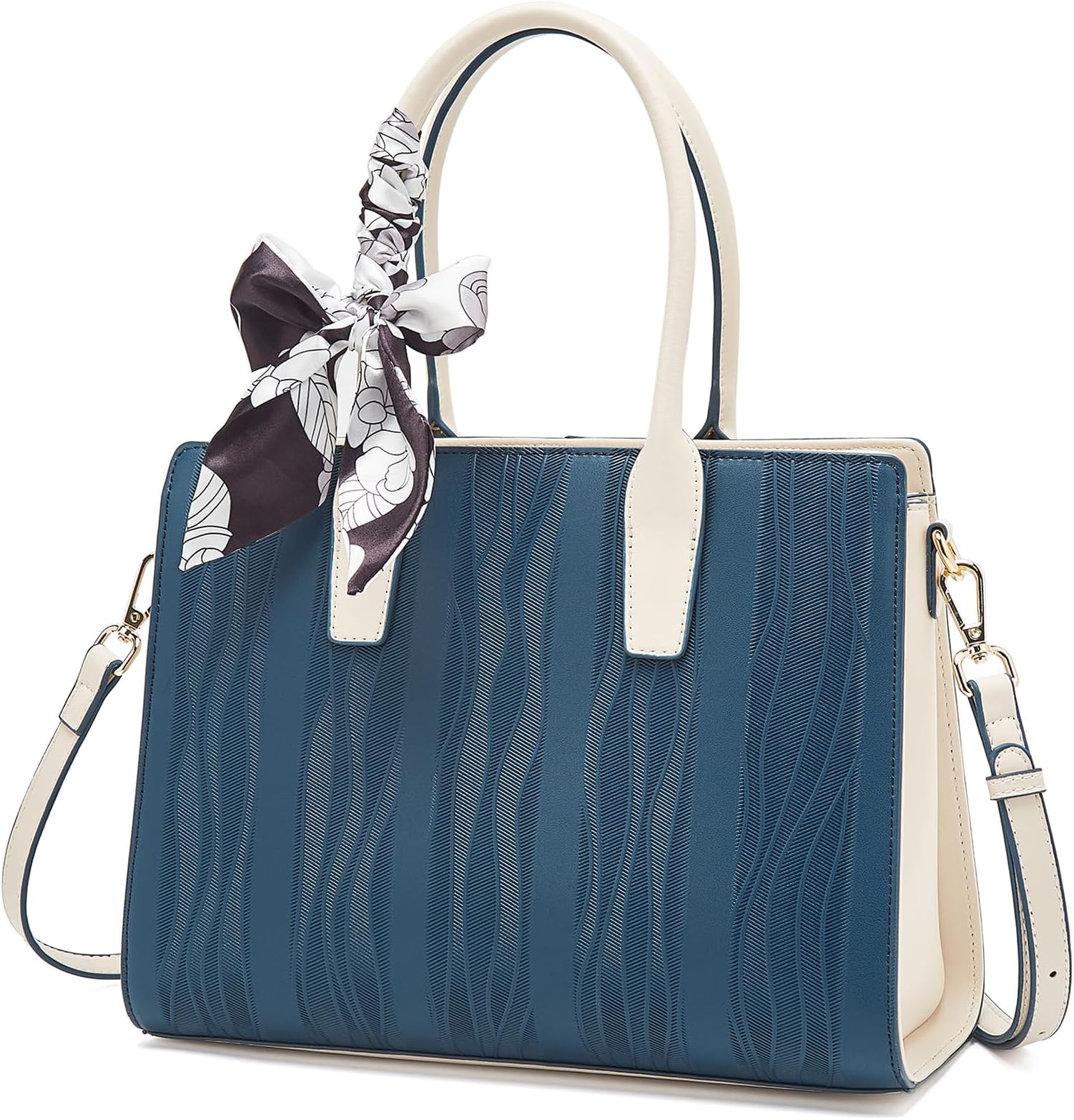 FOXLOVERGenuine Leather Purses and Handbags for Women Shoulder Bag Top Handle Satchel Purse Tote for ladies