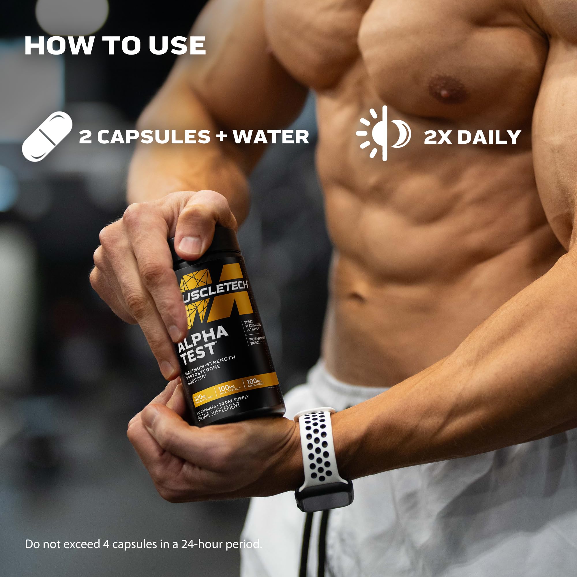 MuscleTech Testosterone Booster for Men, AlphaTest, T-Boost Mens Supplement — Amazon image 5