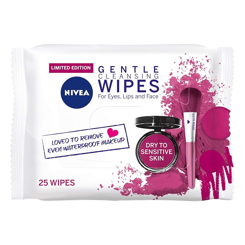 Lenços de Limpeza Facial NIVEA Visage Daily Essentials, 25 unidades
