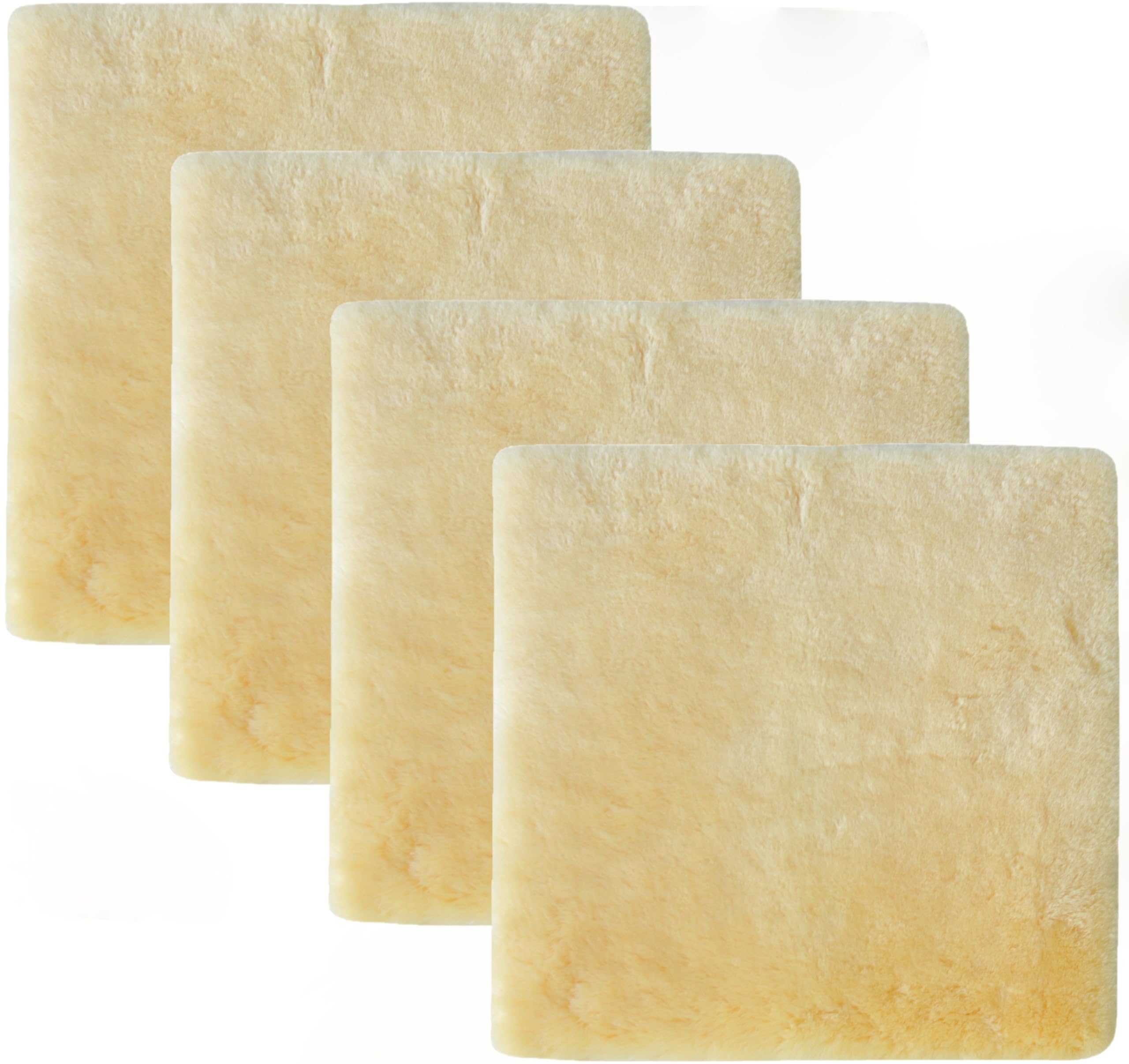 Natural Design Set of 4 Medical Sheepskins