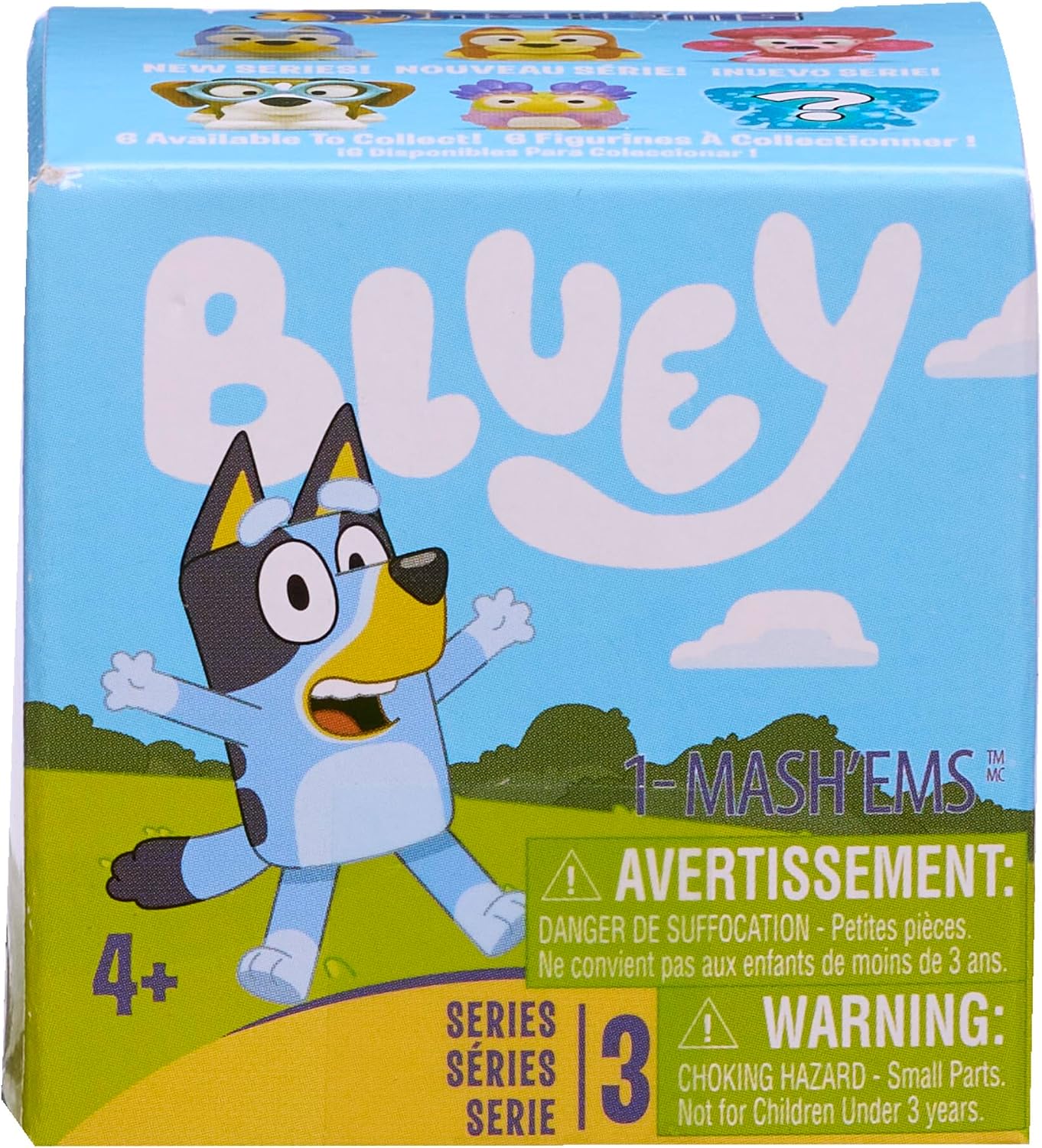 MASH'EMS BLUEY Collectable Squishy Characters, Bluey Toys, Pre-School Collectables, Styles May Vary image 2