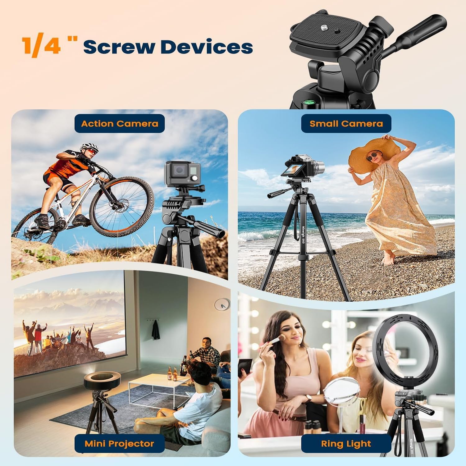 Malemollygebide Level Inclinometer Tripod Aluminum Alloy Spirit Level Bracket Fixed Stand 150cm 5/8in