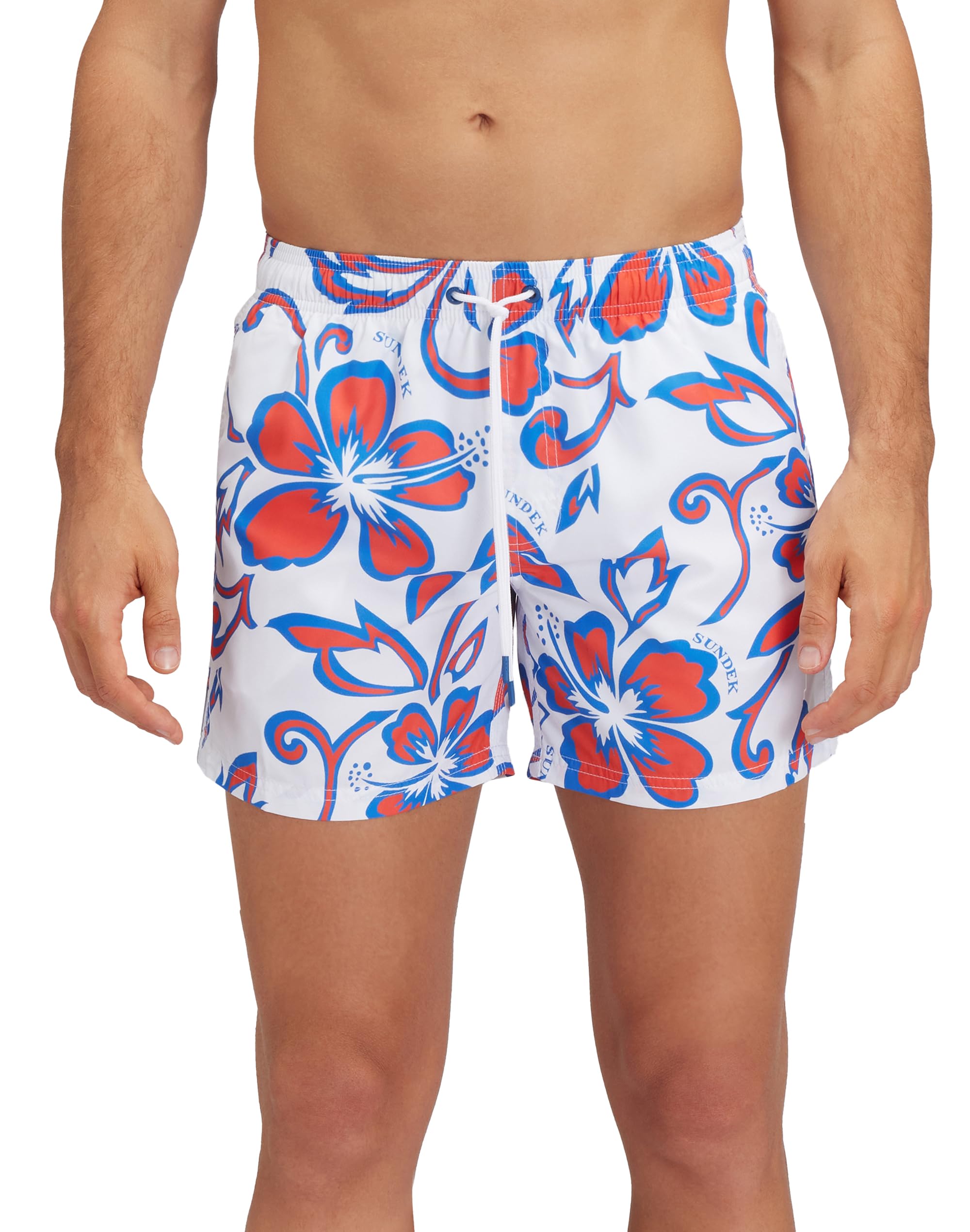 SUNDEK M504BDRT3K2 Boardshort 006K2 Bianco Fantasia Floreale