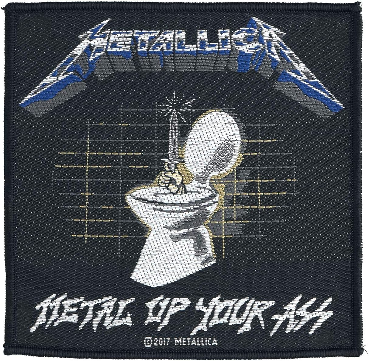 Metallica Metal Up Your Ass Patch Black