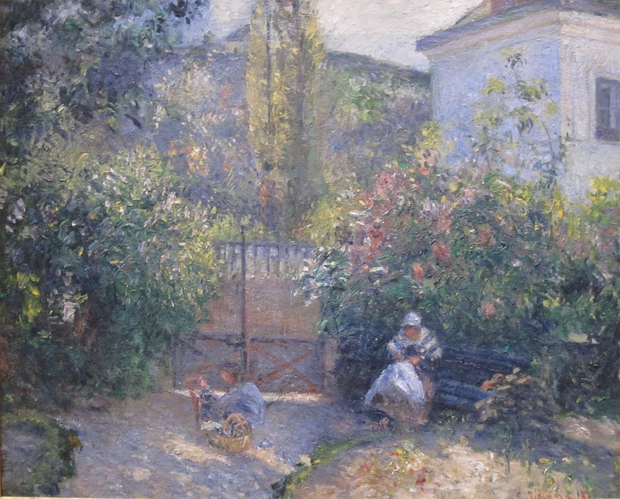 POSTERIIk Famous Animal Posters Vintage Picture Hermitage Garden Red House by Camille Jacob Pissarro Modern Wall Decor for Home Decor 60x90cm