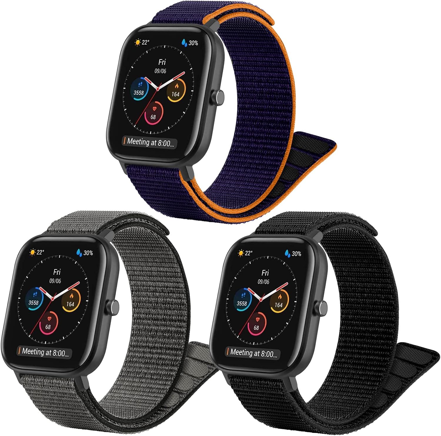 Cinturino Elastico Per Amazfit GTS/GTS 2/GTS 3/GTS 4 - 20mm Con Chiusura Magnetica