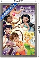 Vista 3 de Trends International Disney Tinker Bell - Póster de pared de hadas, 14.725 x 22.375 pulgadas, versión enmarcada de madera de granero