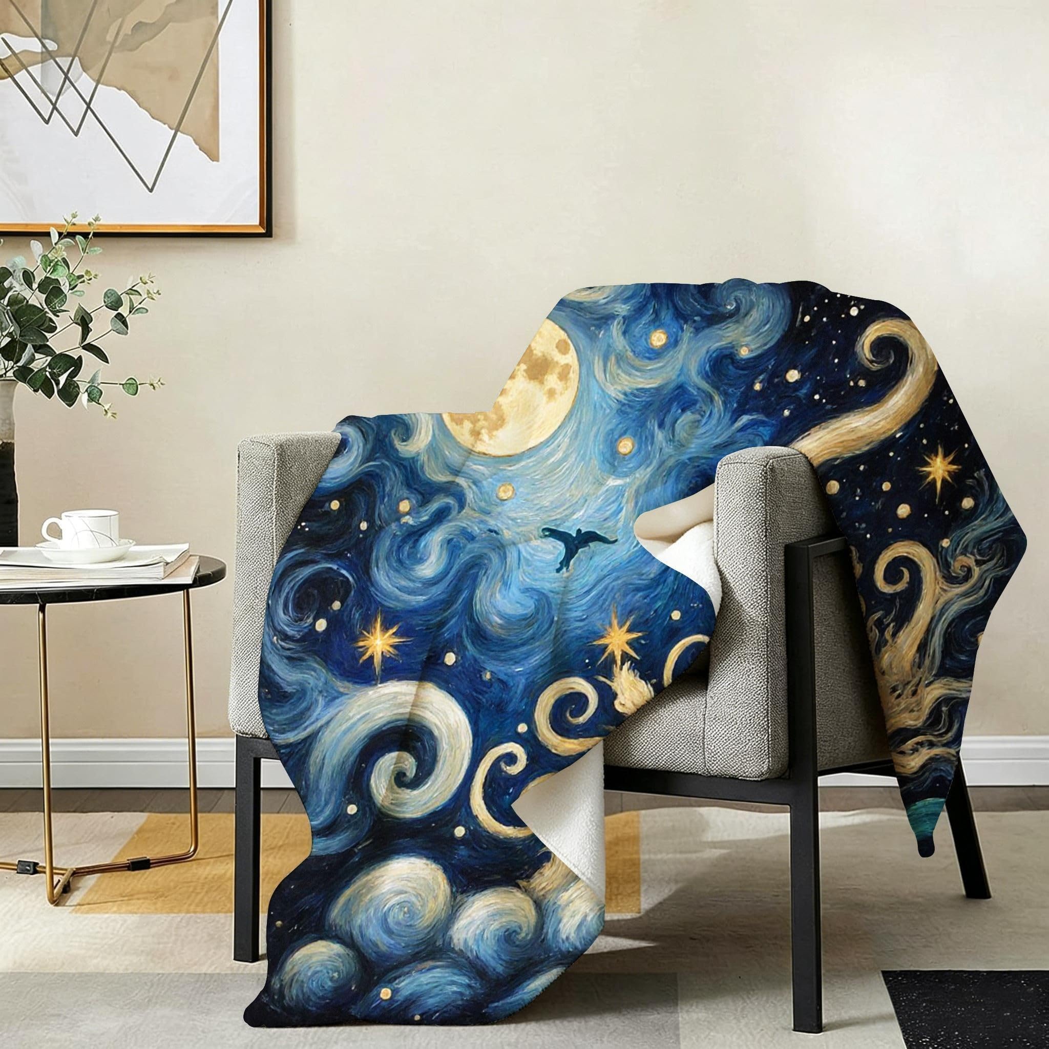 Grande Coperta Pile 220x240 cm Campanella per Copriletto-A390