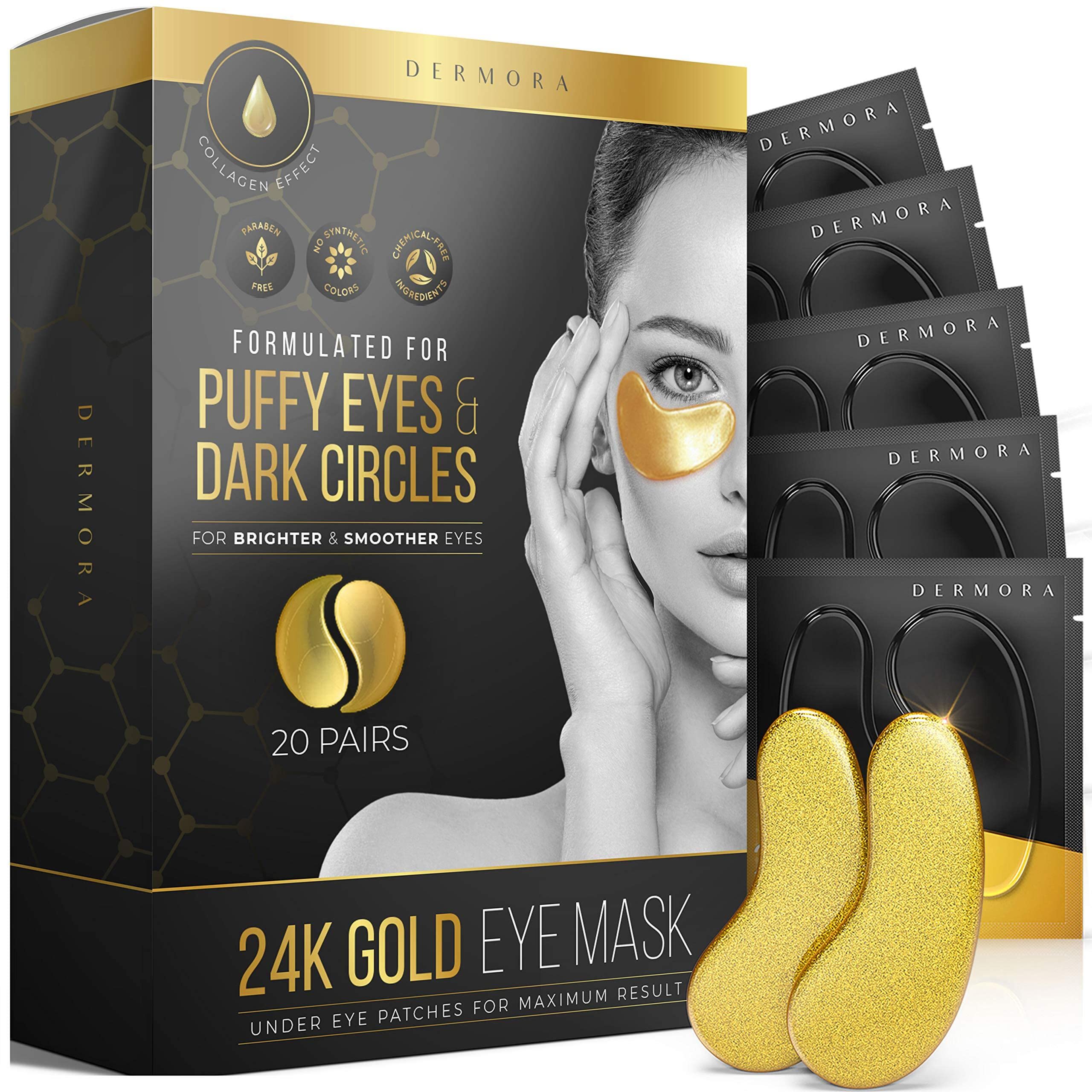 Snapklik.com : 24K Gold Eye Mask Puffy Eyes And Dark Circles Treatments ...
