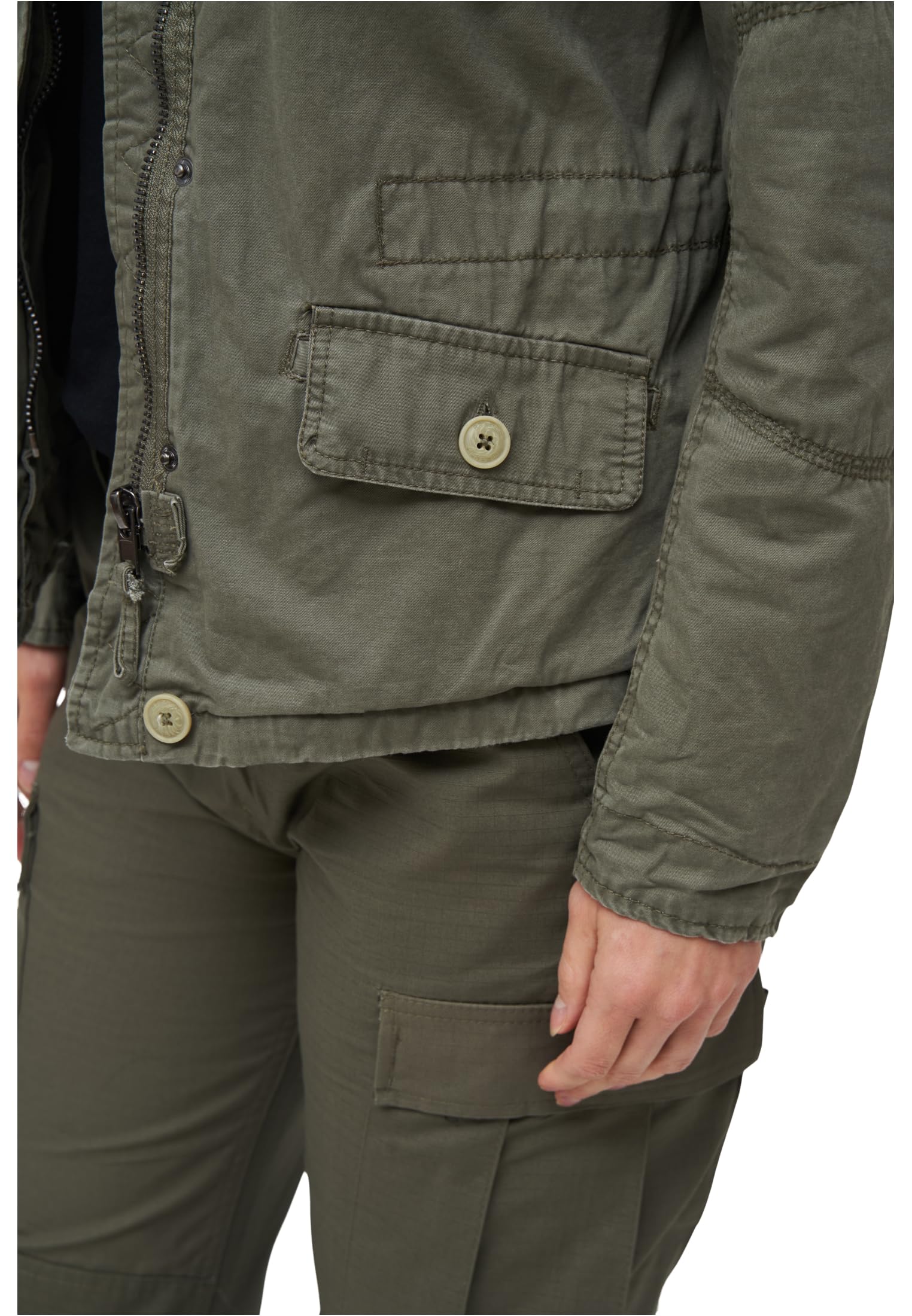 Brandit Ladies Britannia Jacket Donna Giacca di mezza stagione nero