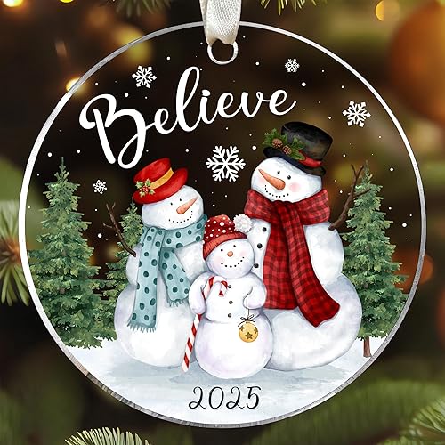 Miniatura 17 de Adornos de Navidad de gnomo, adornos de gnomos para árbol de Navidad, regalos de gnomos para mujeres, hombres, amantes - Adorno de Navidad acrílico