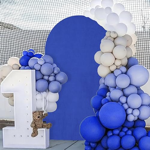 Tela de telón de fondo para arco azul rey, cubierta de arco ajustable de elastano para boda, cubierta de arco ajustable, cubierta de telón de fondo