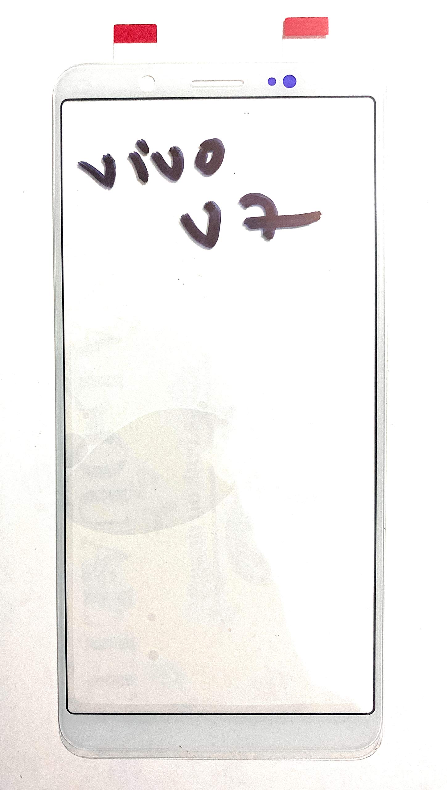 Front Screen Outer Upper Touch Glass Lens Panel for vivo v7 White(Note:- This is not a Screen Guard)