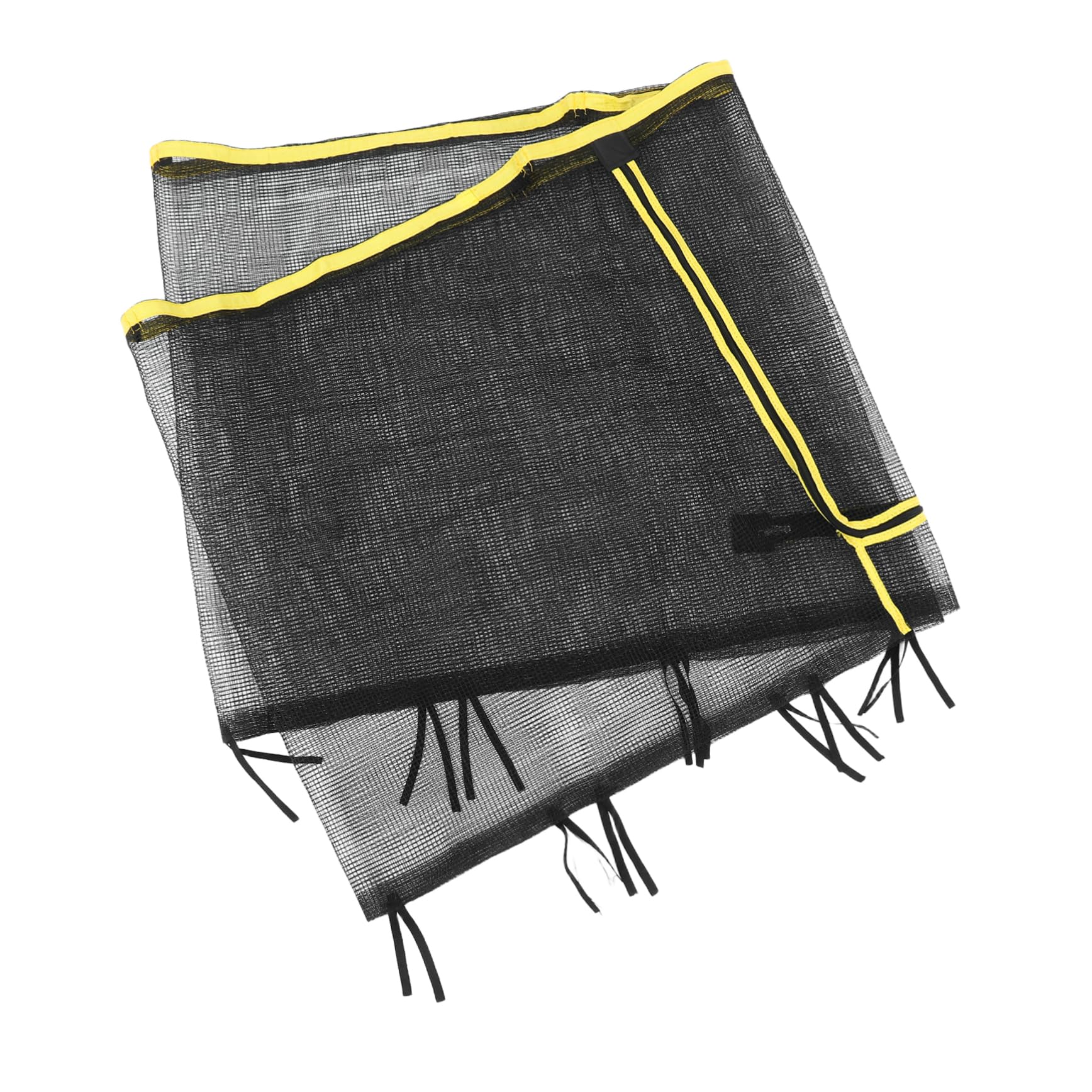 VICASKY Trampoline 8ft Cover Replacement Net with Breathable Nylon and Pp Material Elastic Safety Enclosure Net for 6 Straight Poles round Frame Trampolines