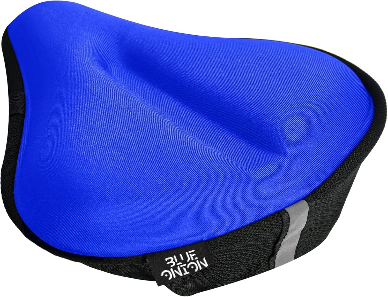 Blue Onion Gel Bike Seat Covers with Safety Reflector – The Most Comfortable Exercise Bike Seat Cushion Cover with Thicker Padding for Men & Women