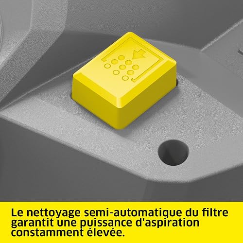 KÄRCHER Aspirateur Eau et poussières NT 22/1 AP Te L, Max. 1300 W, Filtre Cartridge PES, réservoir : 22 l, coude, suceur pour sols (300 mm), buse de Fentes, Prise pour Outils électroportatifs - 5