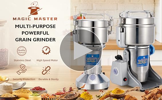 Grain Mill 製粉機 Magic Mill アメリカ製 Amazon.com: MAGIC MASTER 300g Grain Mill Grinder Electric