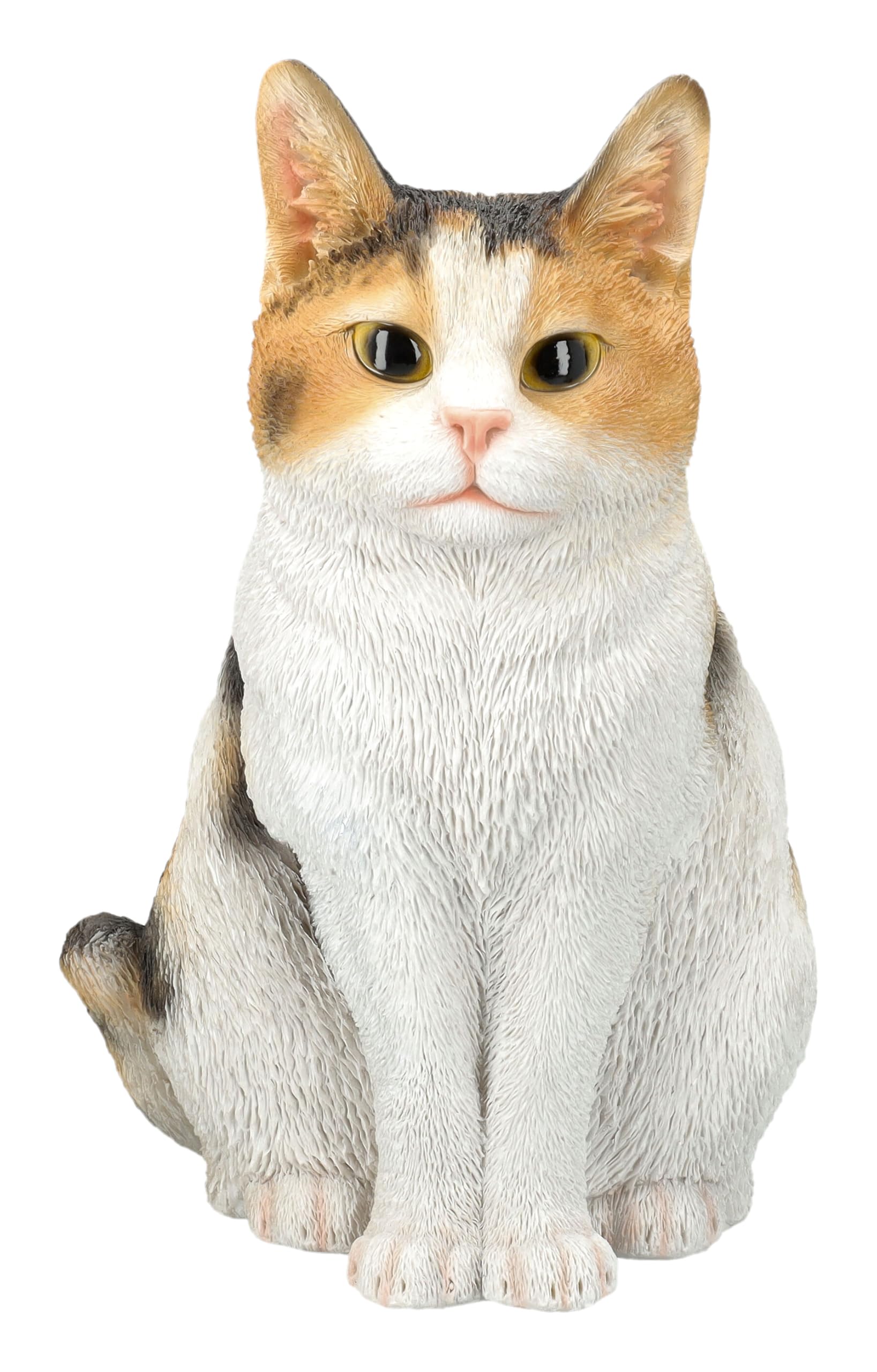 Figuren Shop GmbH Gartenfigur Katze – Mehrfarbiger Kater von HotAnt, 29 cm Höhe, wetterfest & handbemalt
