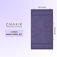 Vista 151 de Chakir Turkish Linens Toallas turcas de alta calidad 100% algodón para baño, toallas de baño grandes de 30 x 60 pulgadas (4 piezas, beige)