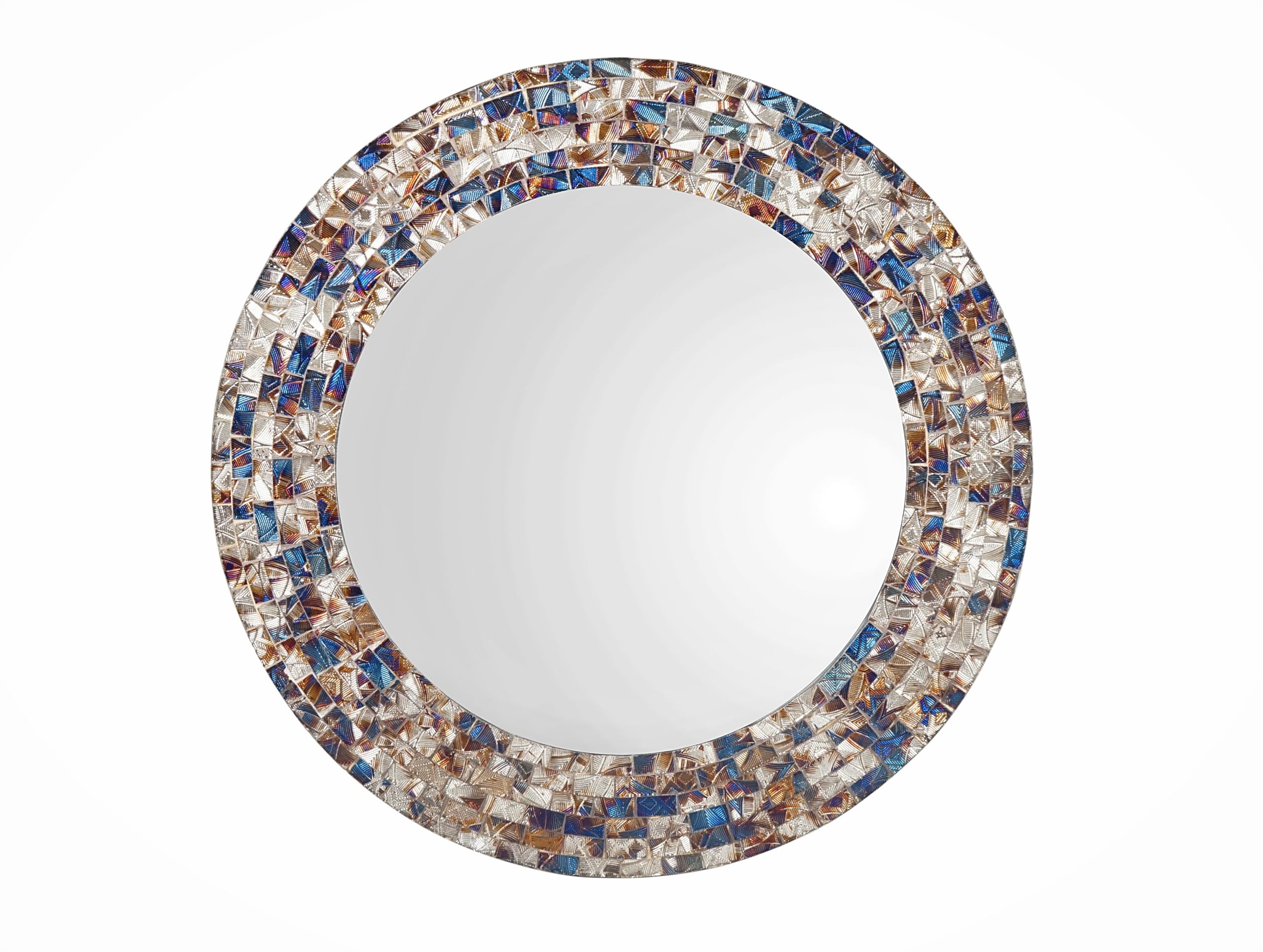 Harrow Decor Mosaic Mirror WM 030, Round Shape 18'' Dia