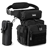 Jueachy Drop Leg Bag for Men: Tactical Thigh Bag Motorcycle Accessories Big Metal Detecting Tool Pouch Outdoor for Hiking Fishing Hunting